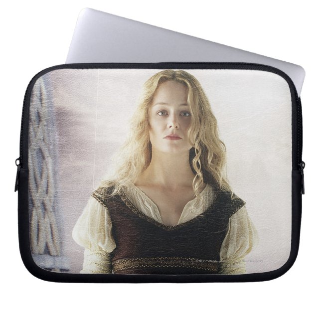 Eowyn met zwaard laptop sleeve (Voorkant)