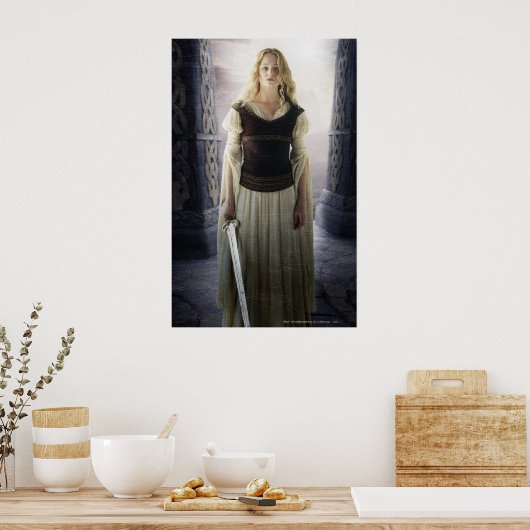 Eowyn met zwaard poster (Keuken)