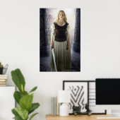 Eowyn met zwaard poster (Thuiskantoor)