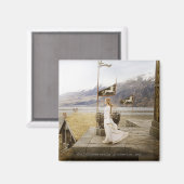 Eowyn over Castle Steps Magneet (Voorkant / Achterkant)