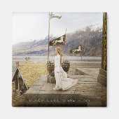 Eowyn over Castle Steps Magneet (Voorkant)