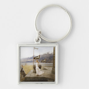 Eowyn over Castle Steps Sleutelhanger