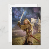 Eowyn Raises Sword Briefkaart (Voorkant / Achterkant)