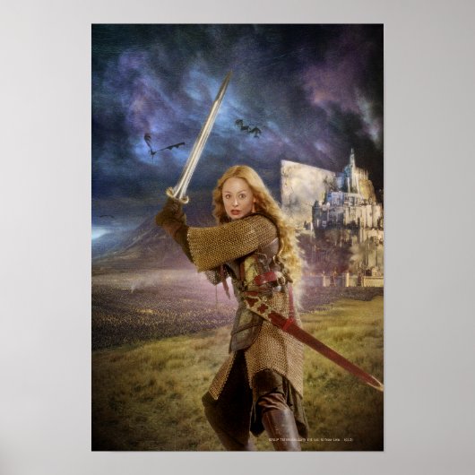 Eowyn Raises Sword Poster (Voorkant)