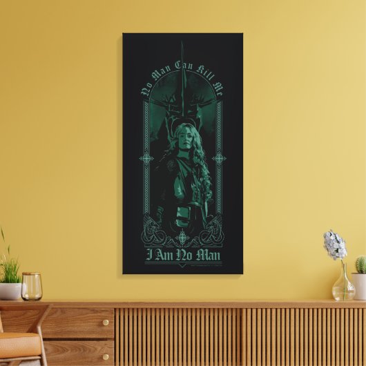 Éowyn Vs SAURON™ "I Am No Man" Rohan Graphic Canvas Afdruk (Insitu (Woonkamer))
