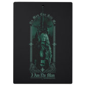 Éowyn Vs SAURON™ "I Am No Man" Rohan Graphic Klembord (Achterkant)