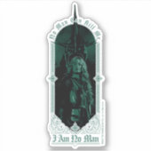 Éowyn Vs SAURON™ "I Am No Man" Rohan Graphic Sticker (Voorkant)