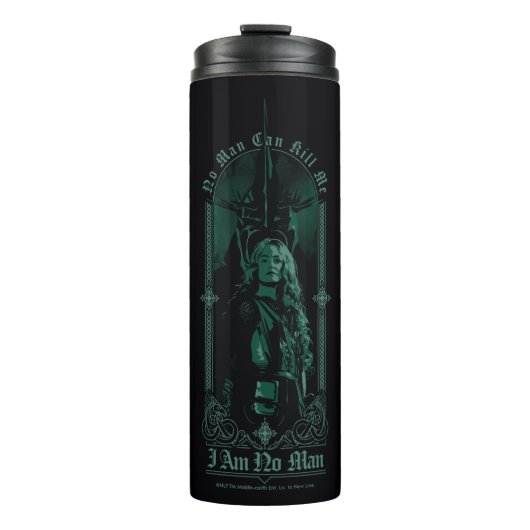 Éowyn Vs SAURON™ "I Am No Man" Rohan Graphic Thermosbeker (Voorkant)