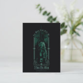 Éowyn Vs SAURON™ "Ik ben geen man" Rohan Grafisch Briefkaart (Staand voorkant)