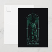 Éowyn Vs SAURON™ "Ik ben geen man" Rohan Grafisch Briefkaart (Voorkant / Achterkant)