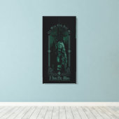 Éowyn Vs SAURON™ "Ik ben geen man" Rohan Grafisch Canvas Afdruk (Insitu (Houten vloer))