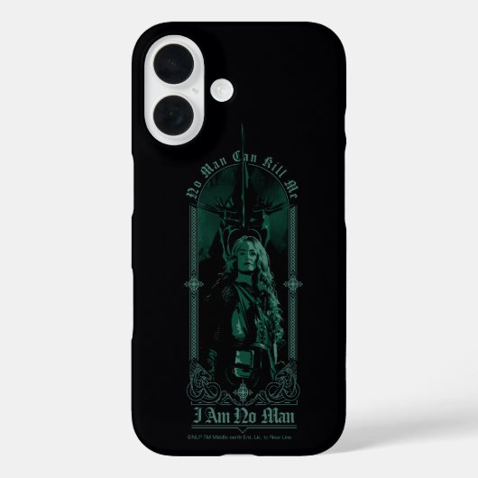 Éowyn Vs SAURON™ "Ik Ben Geen Man" Rohan Grafisch Case-Mate iPhone Case (Achterkant)