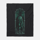 Éowyn Vs SAURON™ "Ik ben geen man" Rohan Grafisch Fleece Deken (Voorkant)