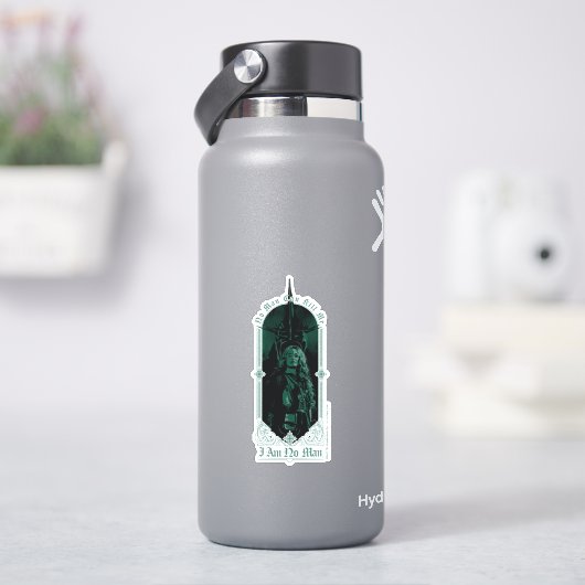 Éowyn Vs SAURON™ "Ik ben geen man" Rohan Grafisch Sticker (HydroFlask)
