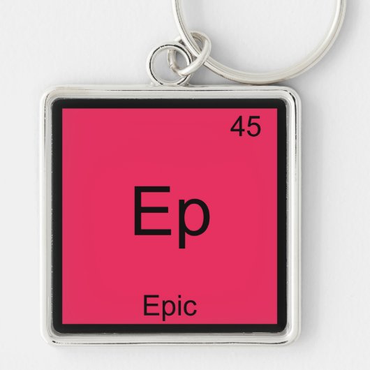 Ep - Episch Grappig Chemie Element Symbool T-Shirt Sleutelhanger (Voorkant)