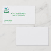 EPA Visitekaartje in ruste (Voorkant / Achterkant)