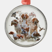Epagneul Breton, Brittany Spaniel Metalen Ornament (Voorkant)