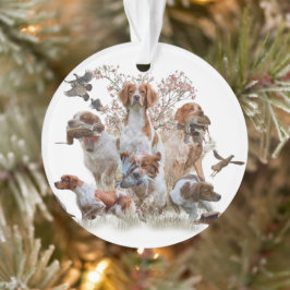 Epagneul Breton, Brittany Spaniel Ornament