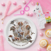 Epagneul Breton, Brittany Spaniel Papieren Bordje (Feest)