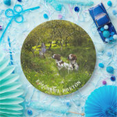 Epagneul Breton, Brittany Spaniel Papieren Bordje (Feest)