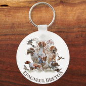 Epagneul Breton, Brittany Spaniel Sleutelhanger (Voorkant)