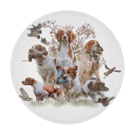 Epagneul Breton, Brittany Spaniel Snijplank (Voorkant)