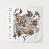 Epagneul Breton, Brittany Spaniel Tapestry Wandkleed (Voorkant (horizontaal))
