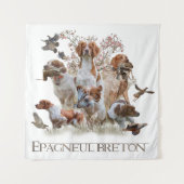 Epagneul Breton, Brittany Spaniel Tapestry Wandkleed (Voorkant)
