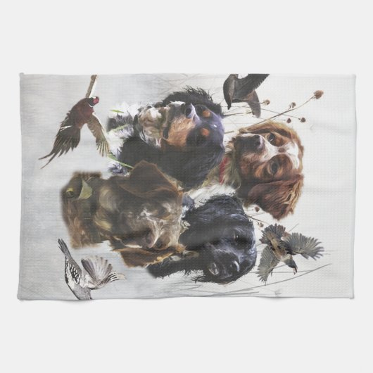 Epagneul Breton, Brittany Spaniel Theedoek (Horizontaal)