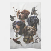 Epagneul Breton, Brittany Spaniel Theedoek (Verticaal)