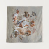 Epagneul Breton, Brittany Spaniel Wandkleed (Voorkant (horizontaal))