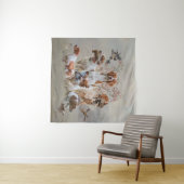 Epagneul Breton, Brittany Spaniel Wandkleed (In Situ (horizontaal))