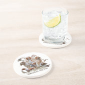 Epagneul Breton, Brittany Spaniel Zandsteen Onderzetter (Zijkant)