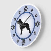 Epagneul Breton French Brittany Spaniel Grote Klok (Hoek)