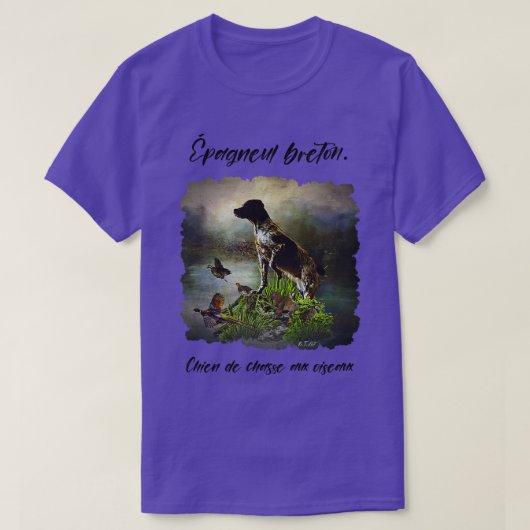 Epagneul Breton T-shirt (Design voorkant)