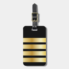 Epaulet Gold Bands van de luchtvaartmaatschappij C Bagagelabel