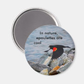 Epaulets zijn cool - magneet (Voorkant / Achterkant)