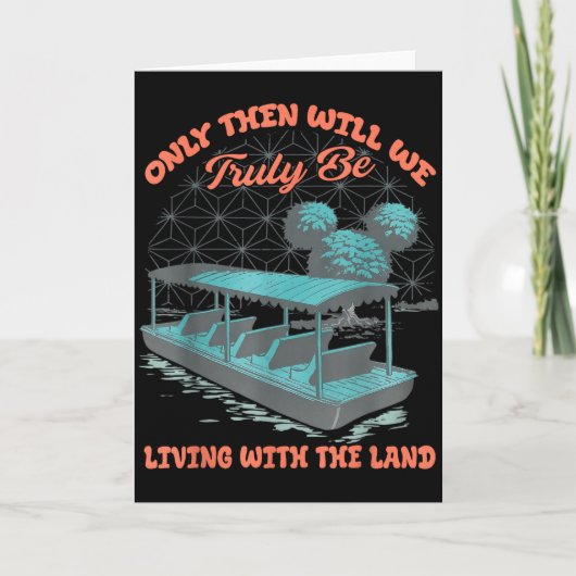 Epcot Boot Natuur Echt Samenleven Met Het Land  Kaart (Voorkant)