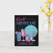 Epcot Drink World Showcase Tail Club Drink T Kaart (Gele Bloem)
