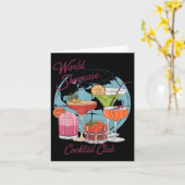 Epcot Drink World Showcase Tail Club Drink T Kaart (Gele Bloem)