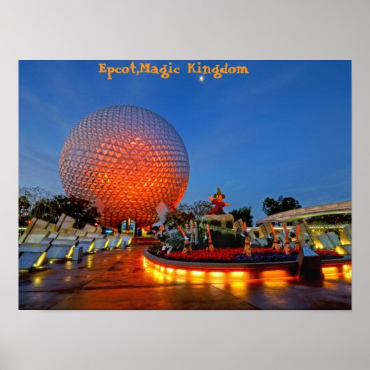 Epcot, Magic Kingdom, Florida Poster (Voorkant)
