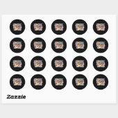 Epcot World Tour Ronde Sticker (Vel)