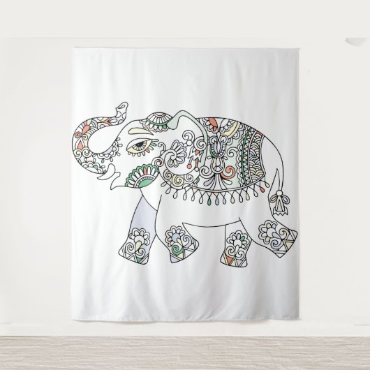 Epephant Tapestry Wandkleed (Voorkant)