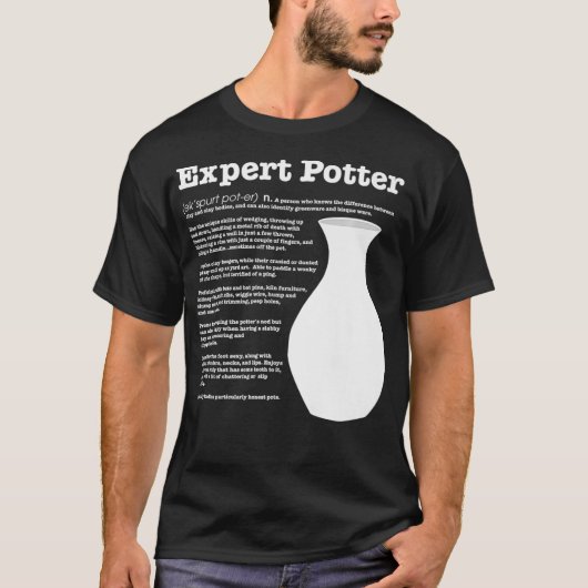 Epert Potter bepaalde T-shirt Funny Pottery (Voorkant)