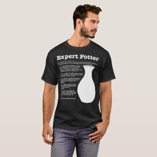 Epert Potter bepaalde T-shirt Funny Pottery (Voorkant volledig)