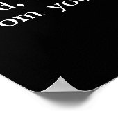 Eph 2:8 Wolven kijken naar de volle maan. Poster (Hoek)