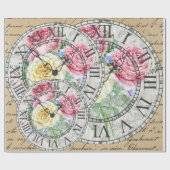  ephemateklokken cadeaupapier (Vlak)