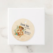  Ephemera Angel Cherubs-Baby shower Bedankjes Labels (In situ)