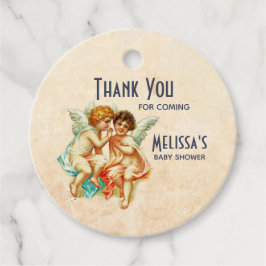 Ephemera Angel Cherubs-Baby shower Bedankjes Labels