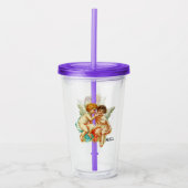 Ephemera Angel Cherubs Illustratie Acryl Drinkbeker (Voorkant)